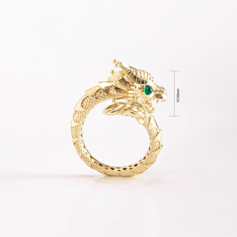 Altın Ejderha Yüzük - Goldstore
