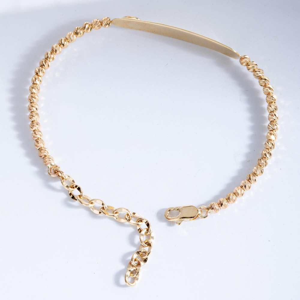 Altın Figürlü İsim Bileklik - Goldstore