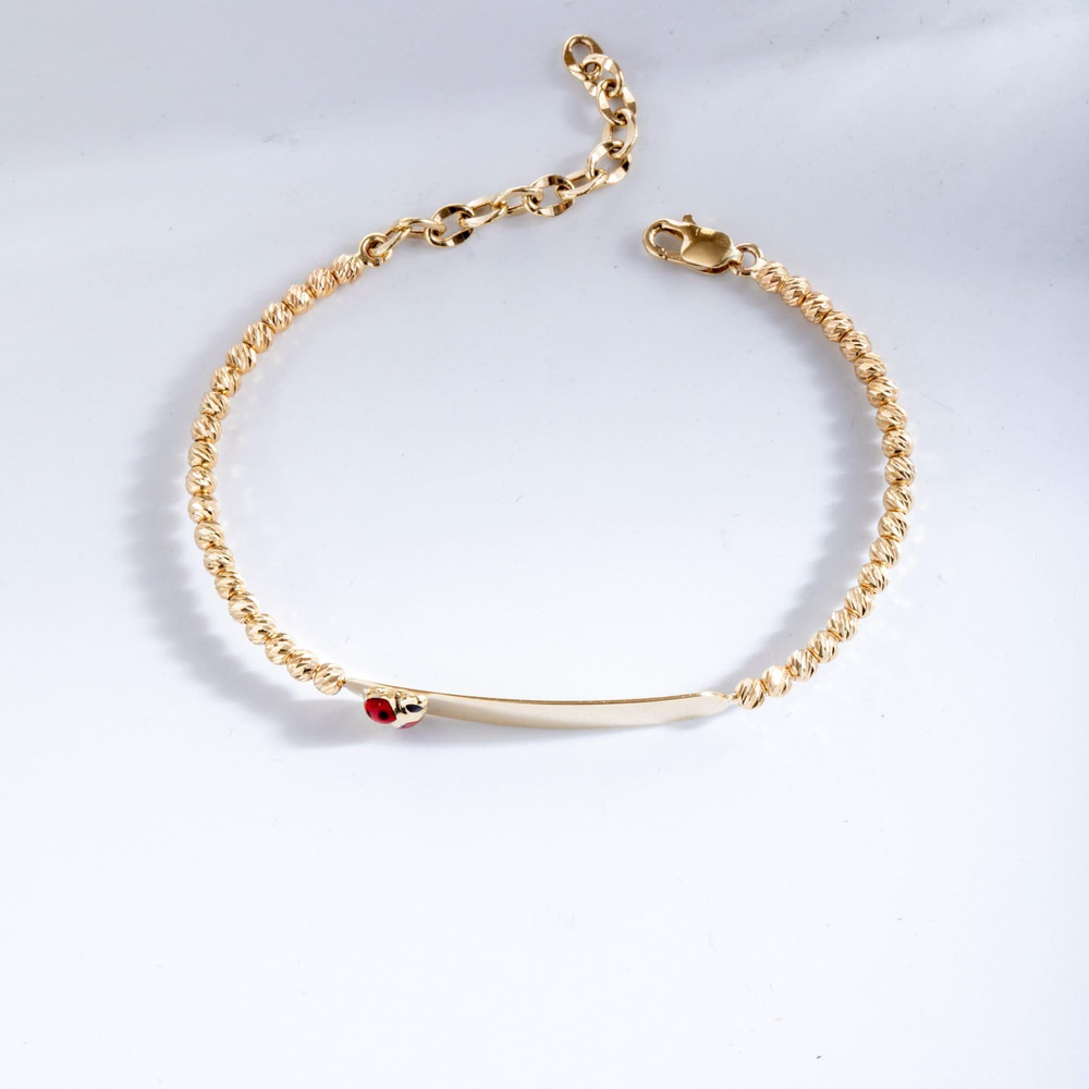Altın Figürlü İsim Bileklik - Goldstore