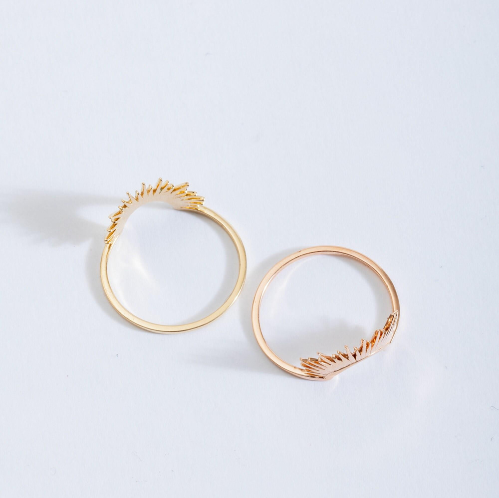 Altın Güneş Figürlü Yüzük - Goldstore