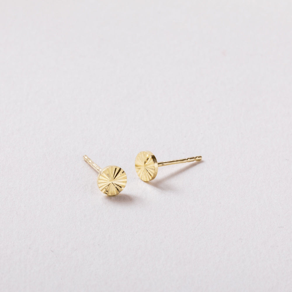Altın Güneş Işını Küpe - Goldstore