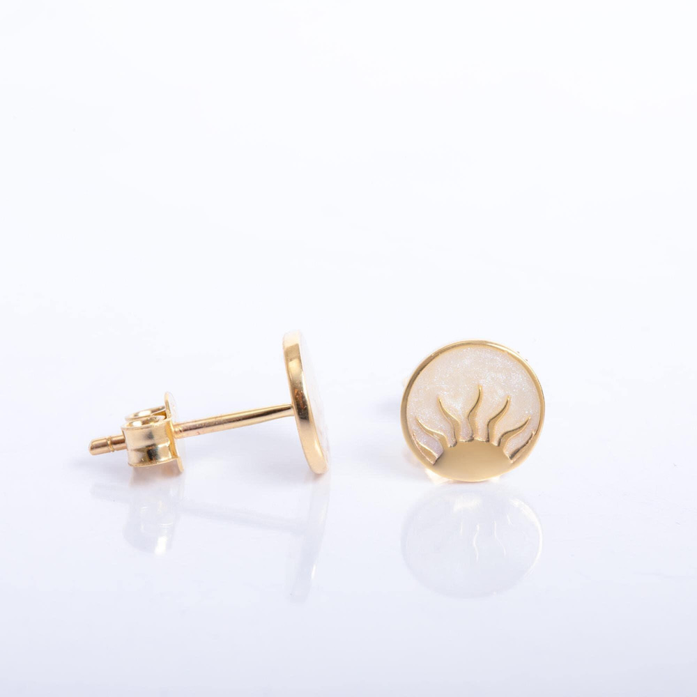 Altın Güneş Stud Küpe - Goldstore