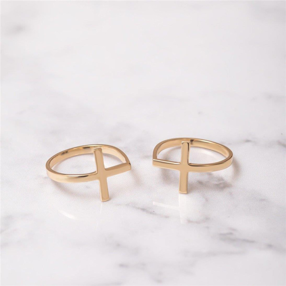 Altın Haç Yüzük - Goldstore