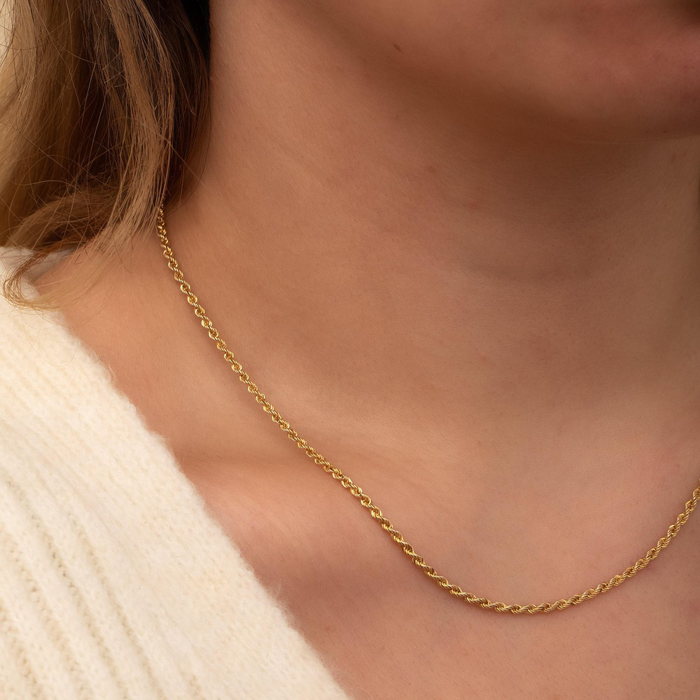 Altın Halat Zincir Kolye - Goldstore