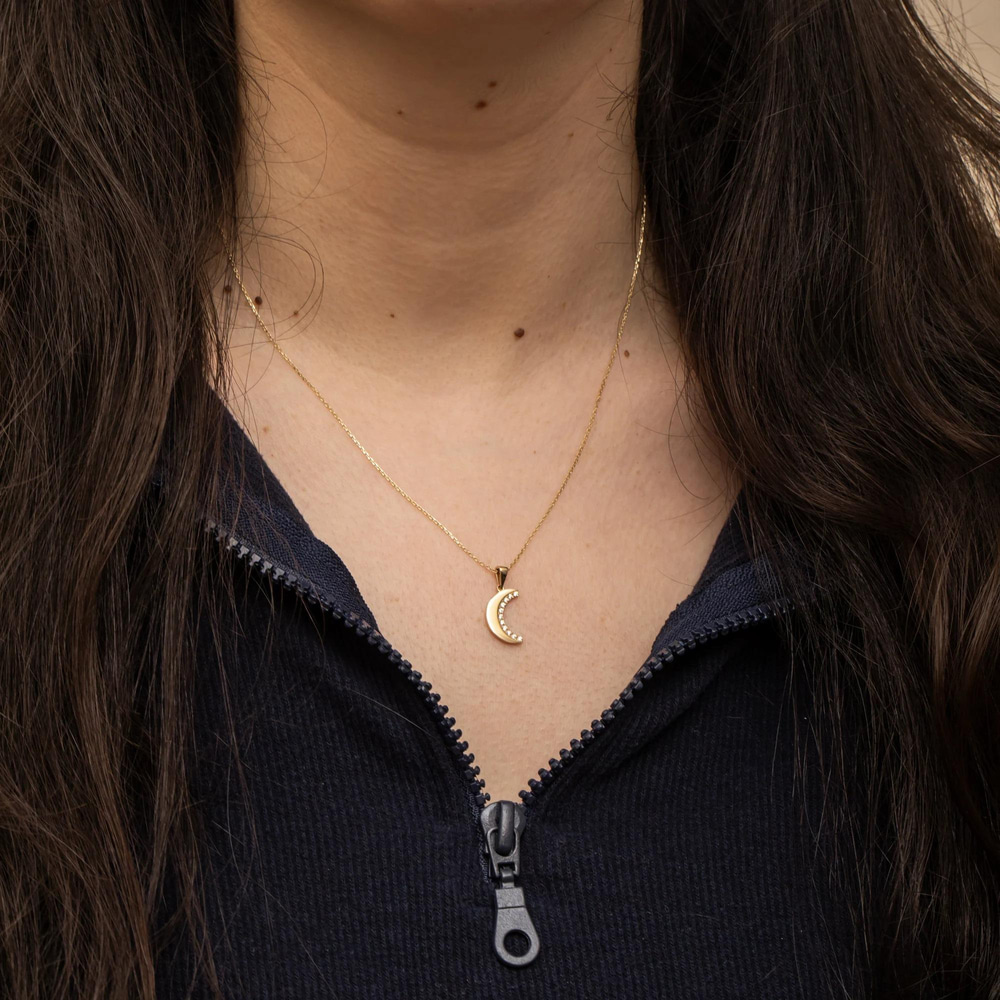 Altın Hilal Kolye - Goldstore