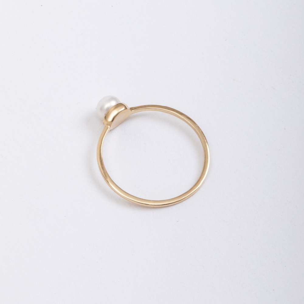 Altın İnci Taşlı Yüzük - Goldstore