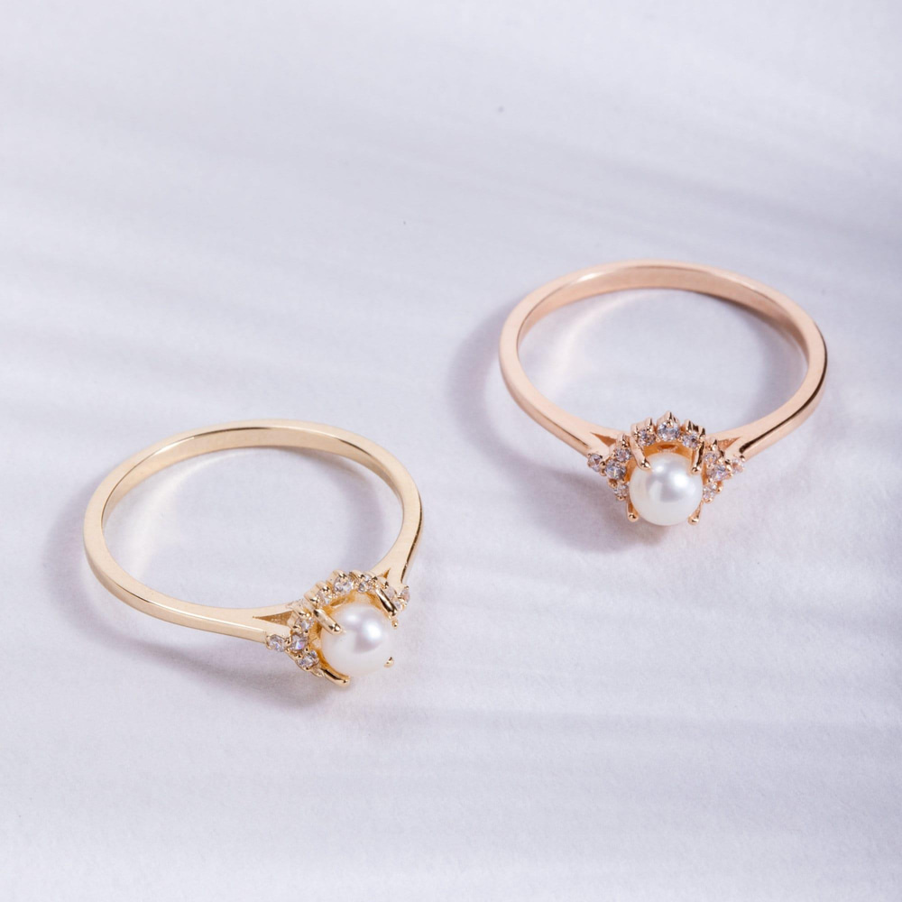 Altın İnci Yüzük - Goldstore