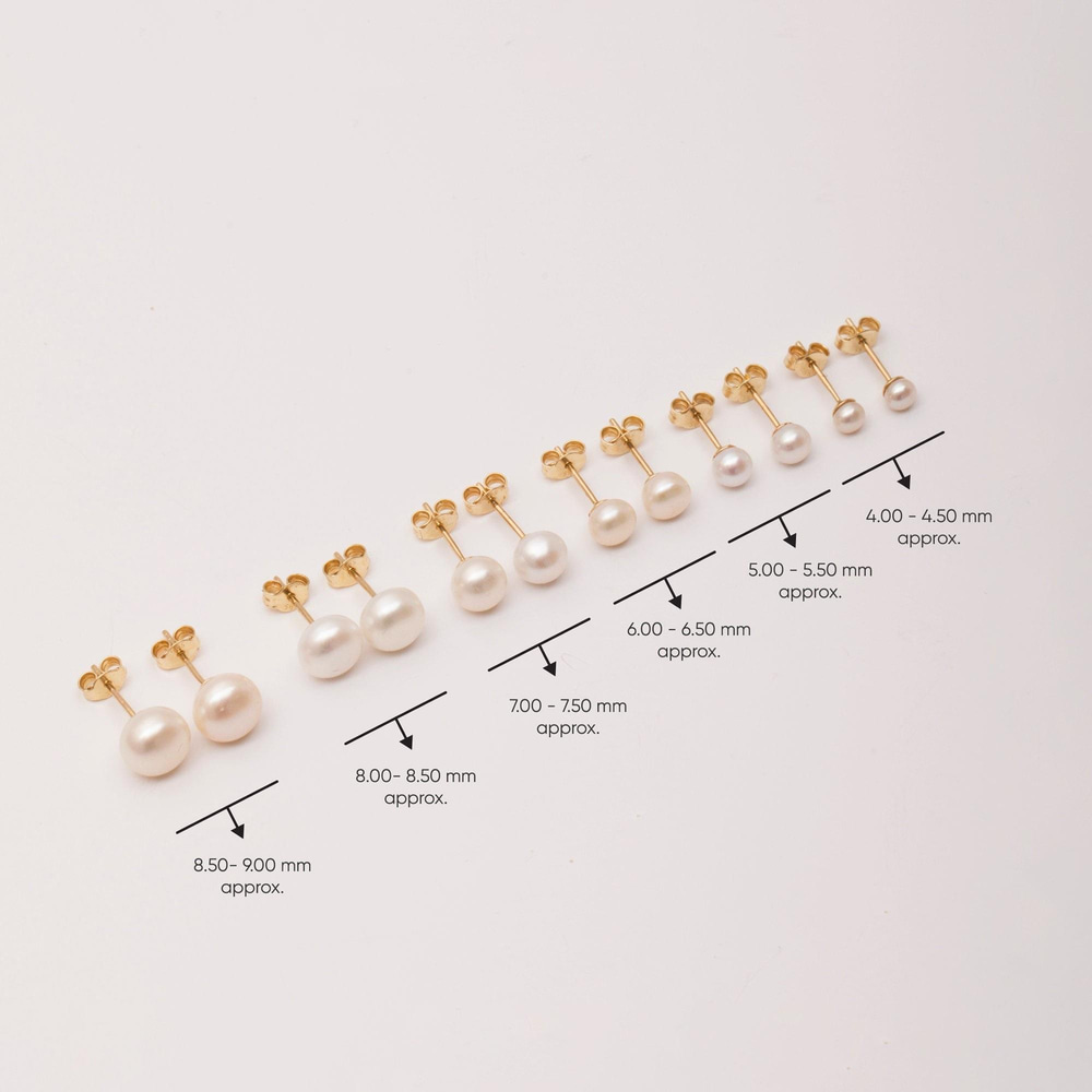Altın İnci Zincir Küpe - Goldstore