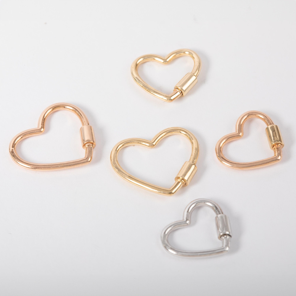 Altın Kalp Charm Holder - Goldstore