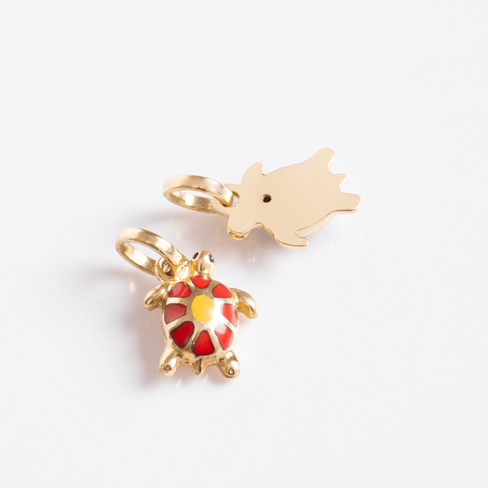 Altın Kaplumbağa Figürlü Kolye - Goldstore