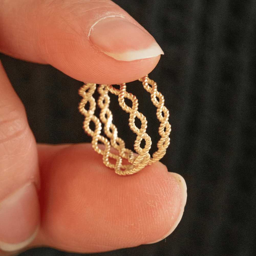 Altın Kelt Düğümü Burgu Yüzük - Goldstore