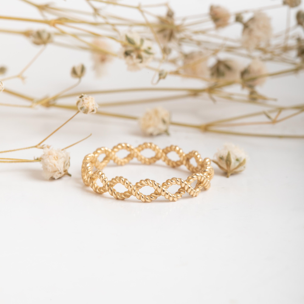Altın Kelt Düğümü Burgu Yüzük - Goldstore