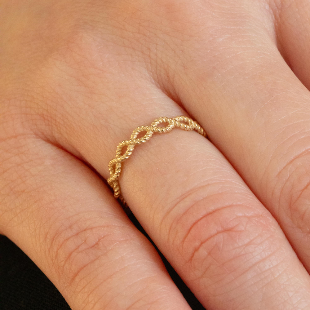 Altın Kelt Düğümü Burgu Yüzük - Goldstore