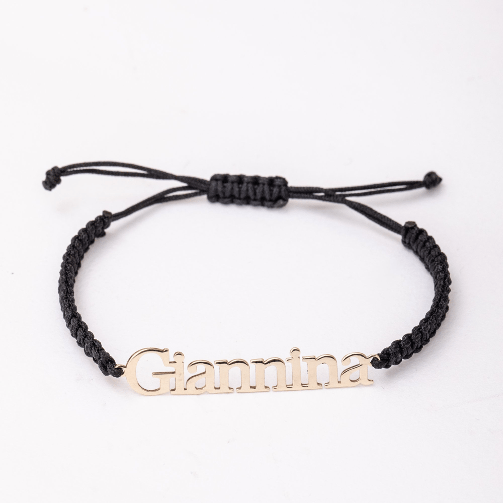 Altın Kişiye Özel İsim Bileklik - Goldstore