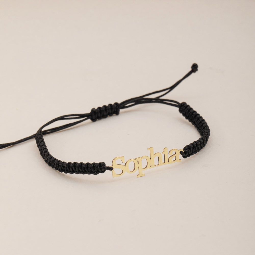 Altın Kişiye Özel İsim Bileklik - Goldstore