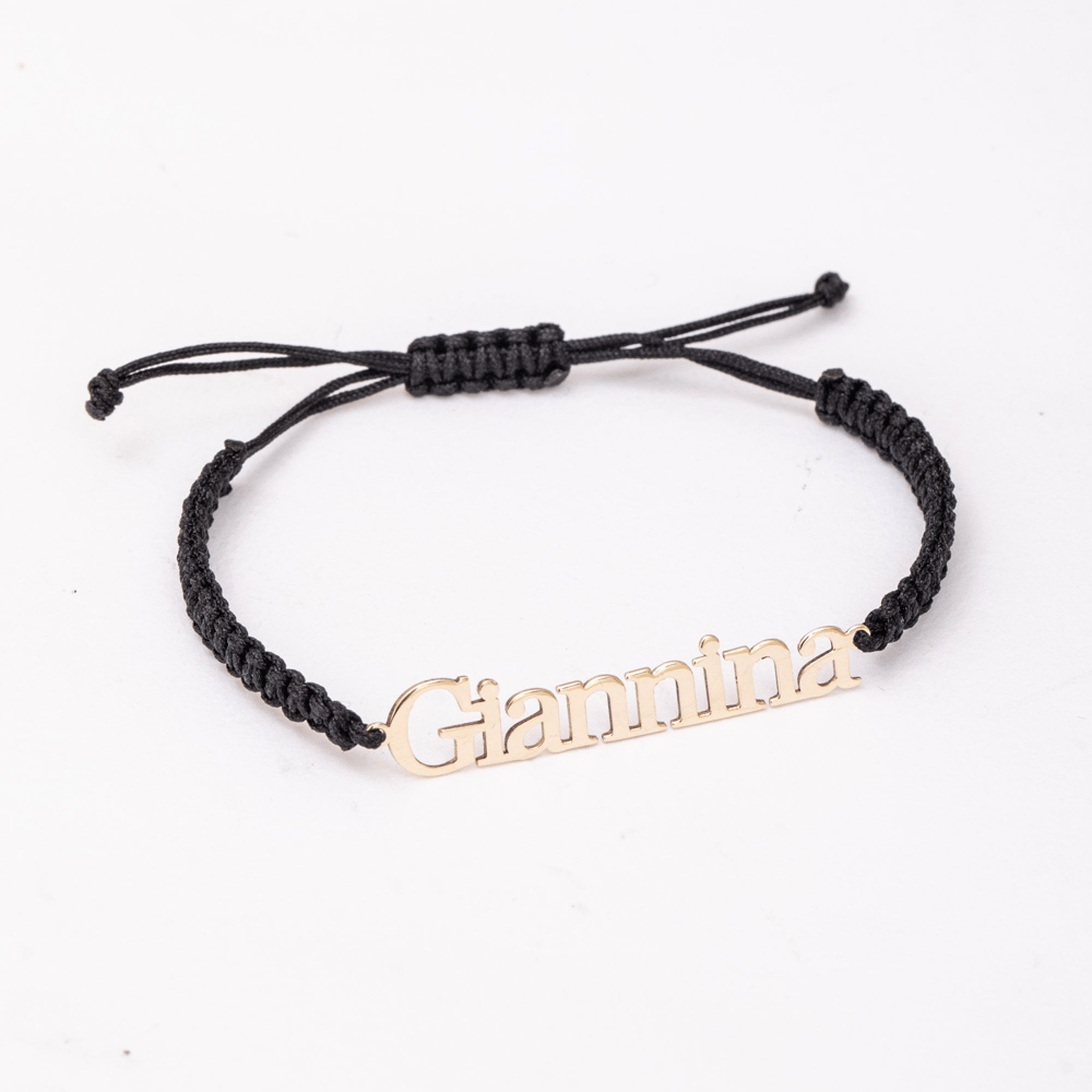 Altın Kişiye Özel İsim Bileklik - Goldstore