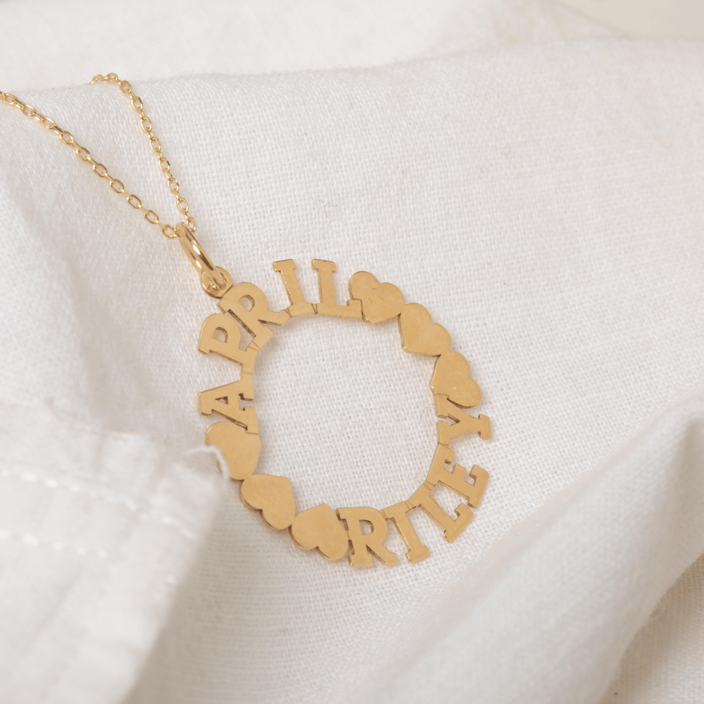 Altın Kişiye Özel İsim Kolye - Goldstore
