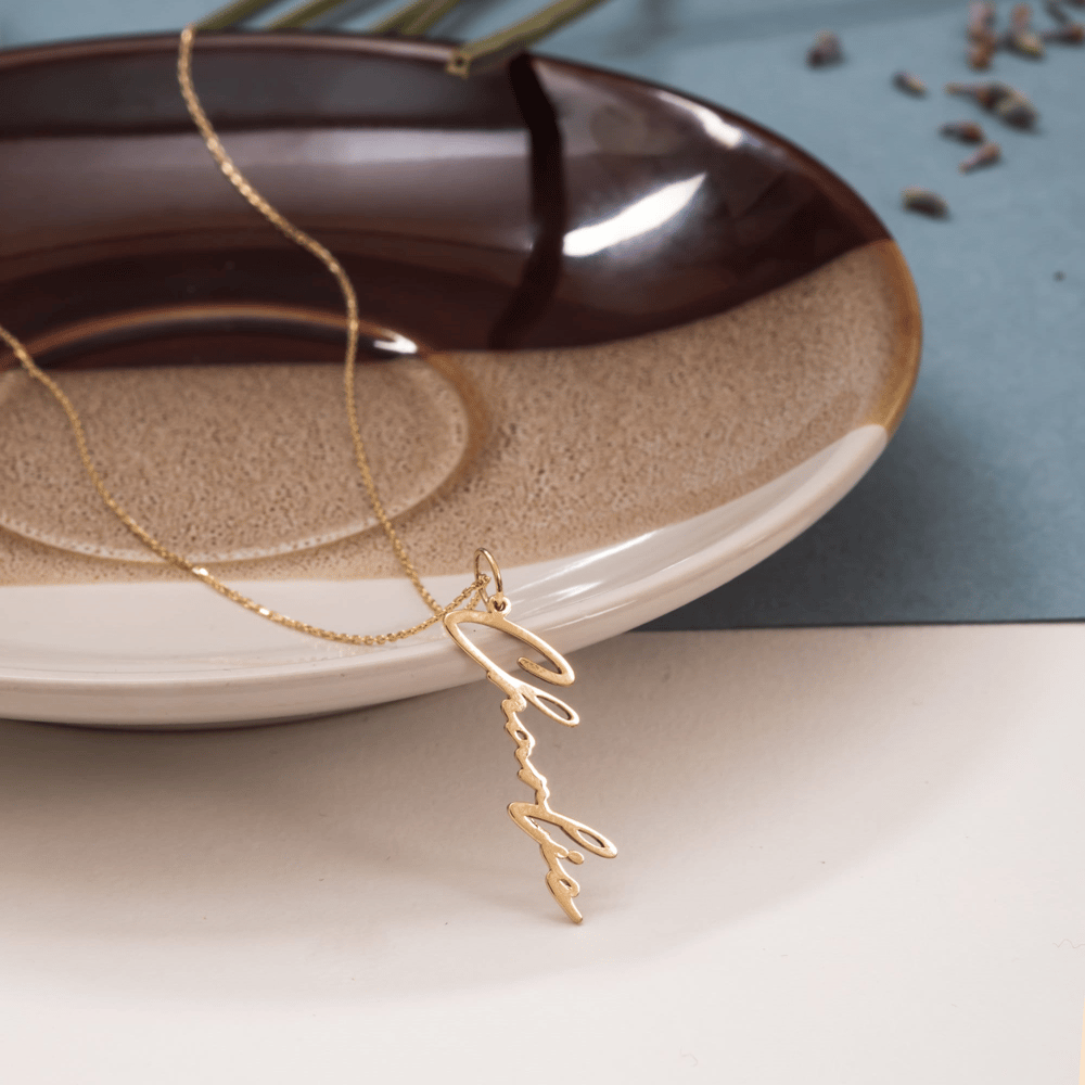 Altın Kişiye Özel İsim Kolye - Goldstore