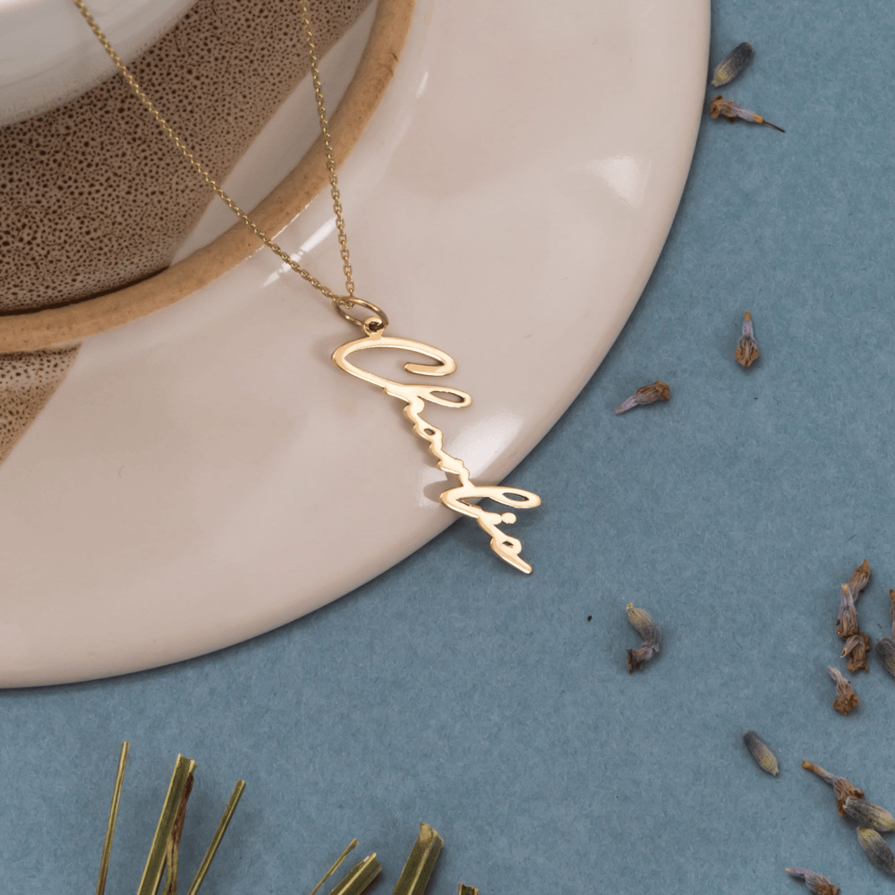 Altın Kişiye Özel İsim Kolye - Goldstore