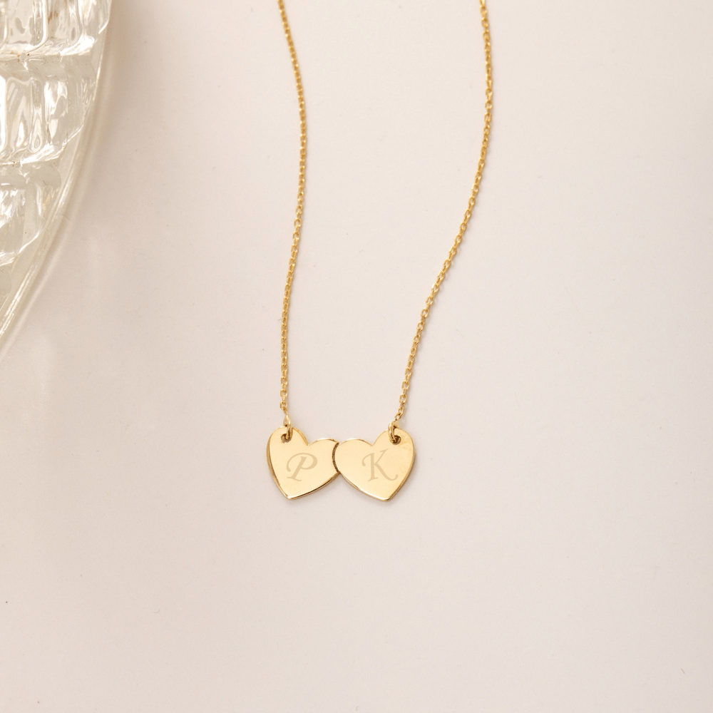 Altın Kişiye Özel İsimli Kalp Kolye - Goldstore