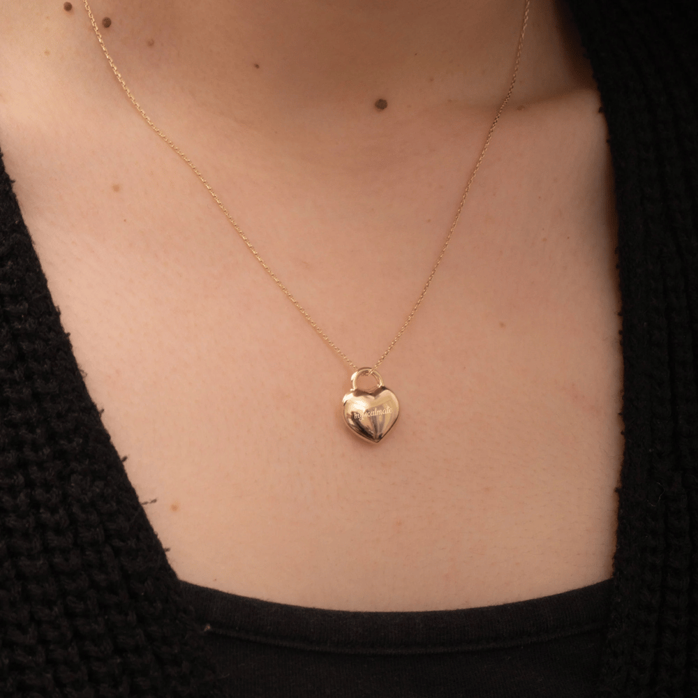 Altın Kişiye Özel Kalp Kolye - Goldstore