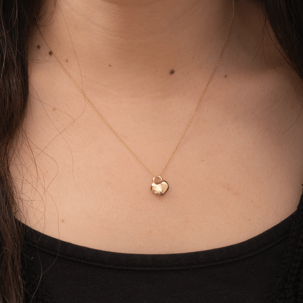 Altın Kişiye Özel Kalp Kolye - Goldstore