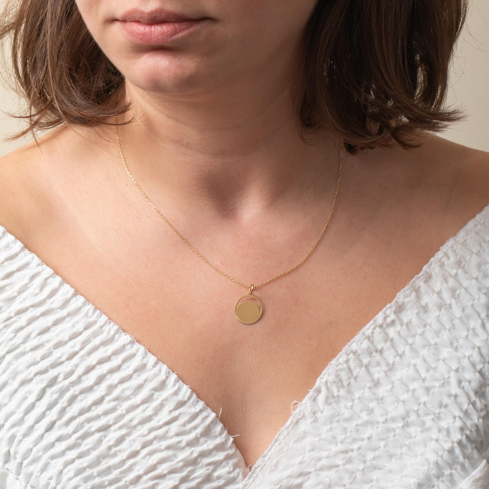 Altın Kişiye Özel Kazıma Kolye - Goldstore