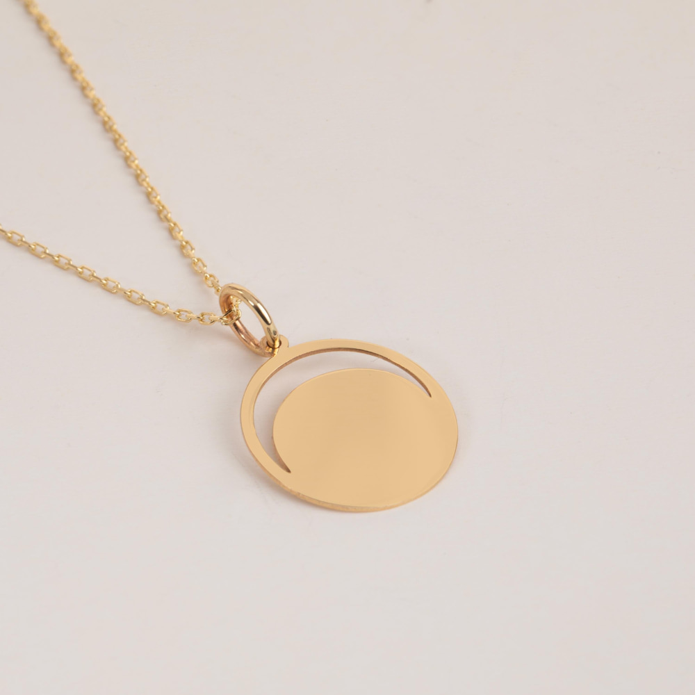 Altın Kişiye Özel Kazıma Kolye - Goldstore