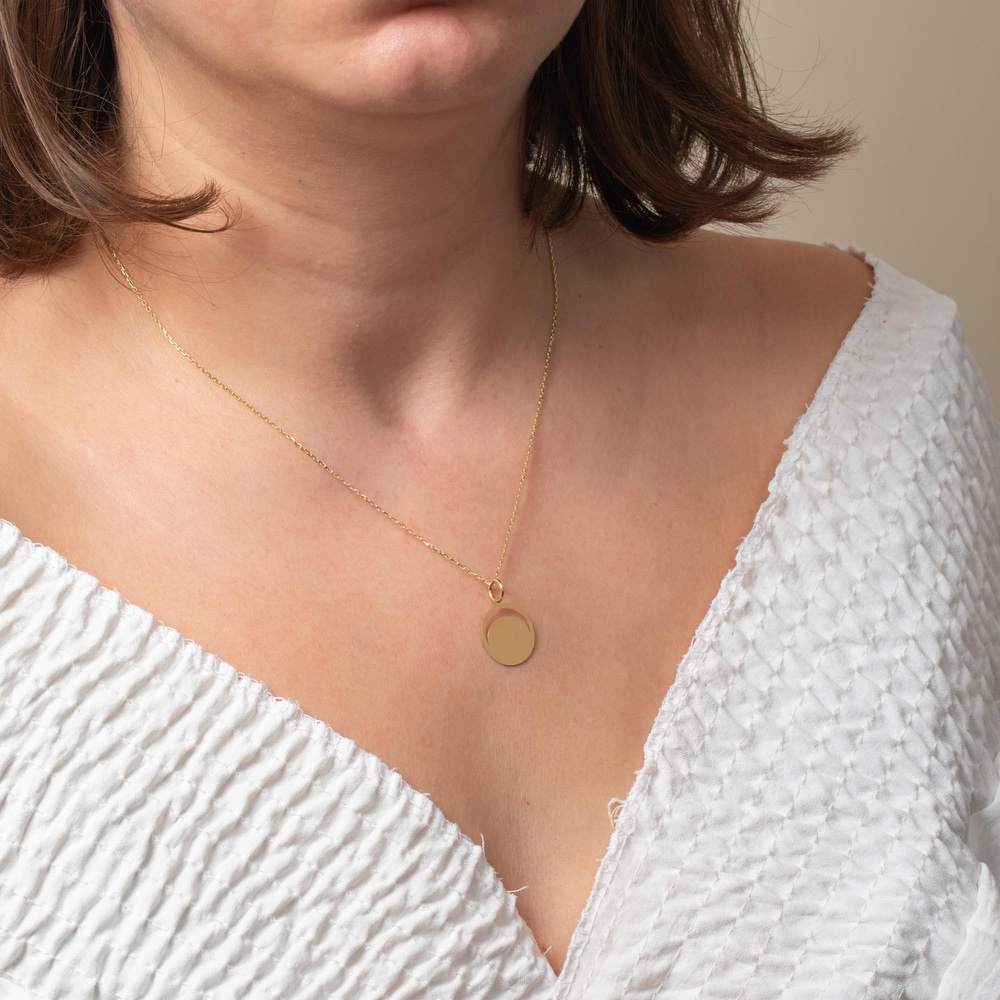 Altın Kişiye Özel Kazıma Kolye - Goldstore