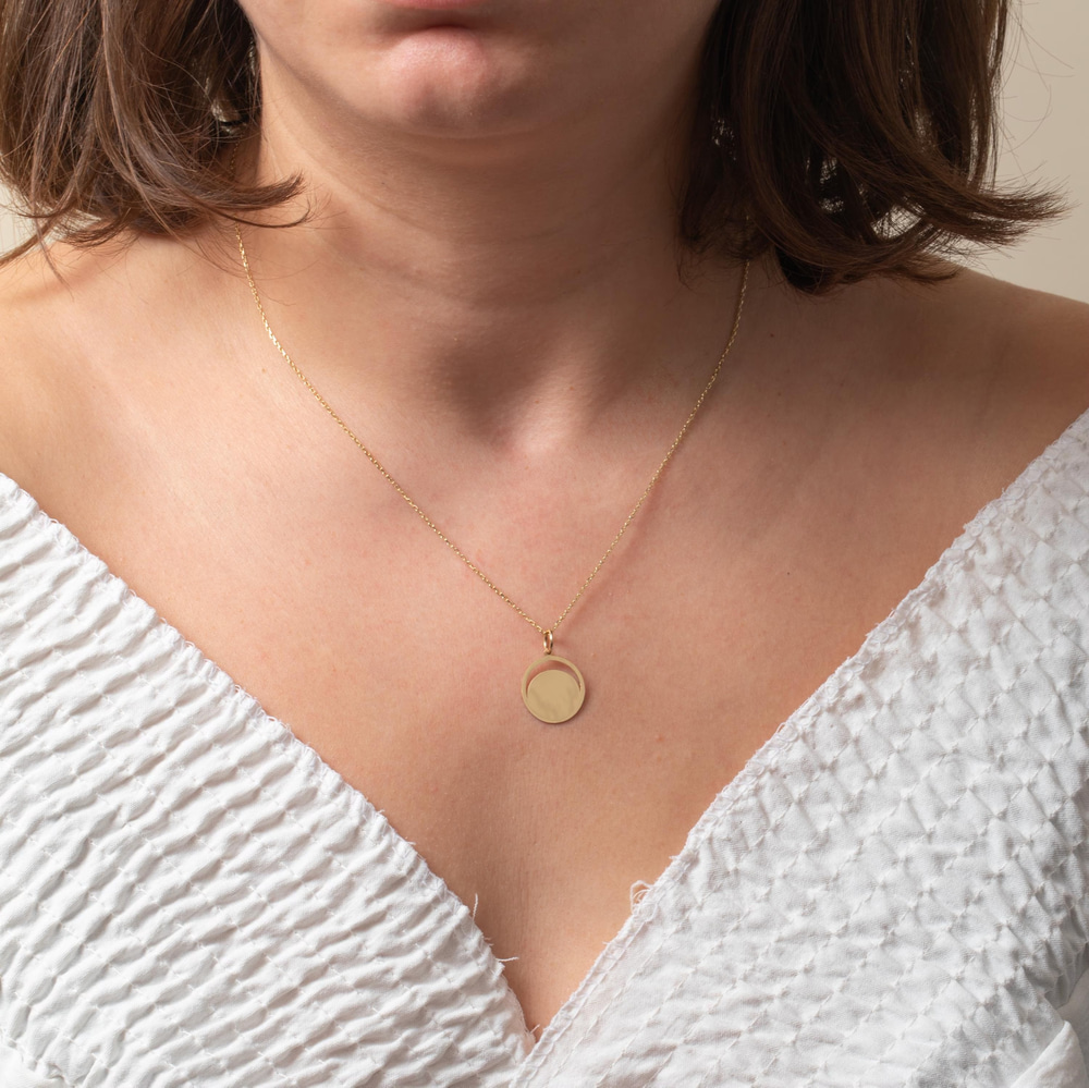 Altın Kişiye Özel Kazıma Kolye - Goldstore