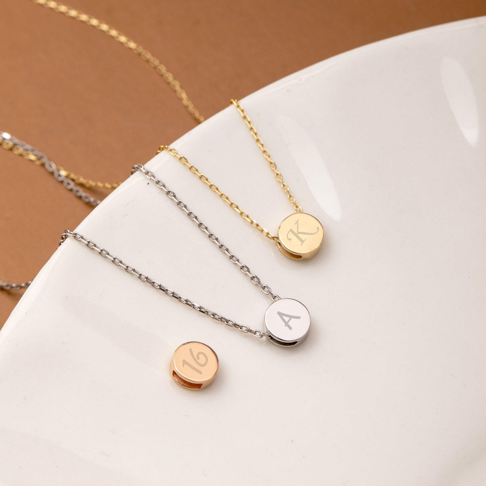 Altın Kişiye Özel Mini Nokta Kolye - Goldstore