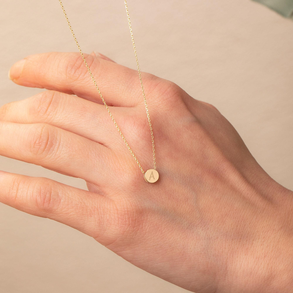 Altın Kişiye Özel Mini Nokta Kolye - Goldstore