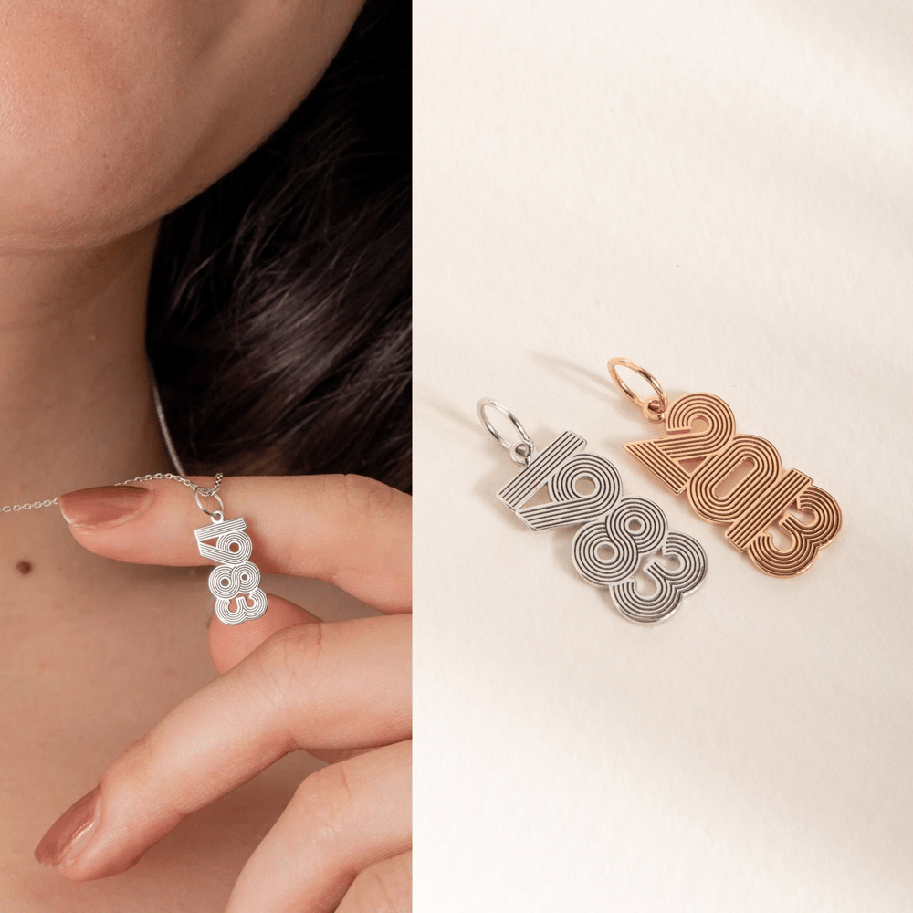 Altın Kişiye Özel Tarih Kolye - Goldstore