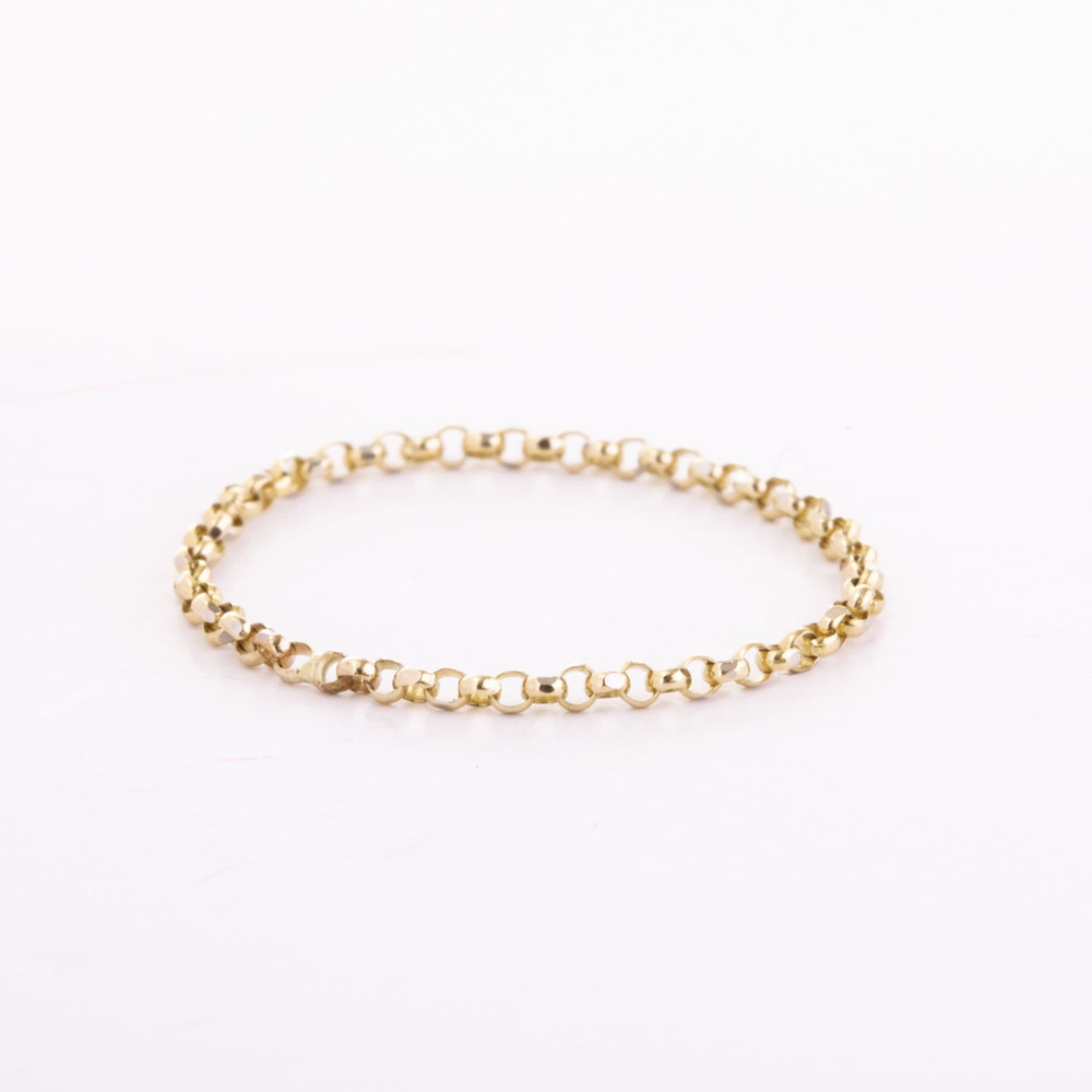 Altın Küp Zincir Yüzük - Goldstore