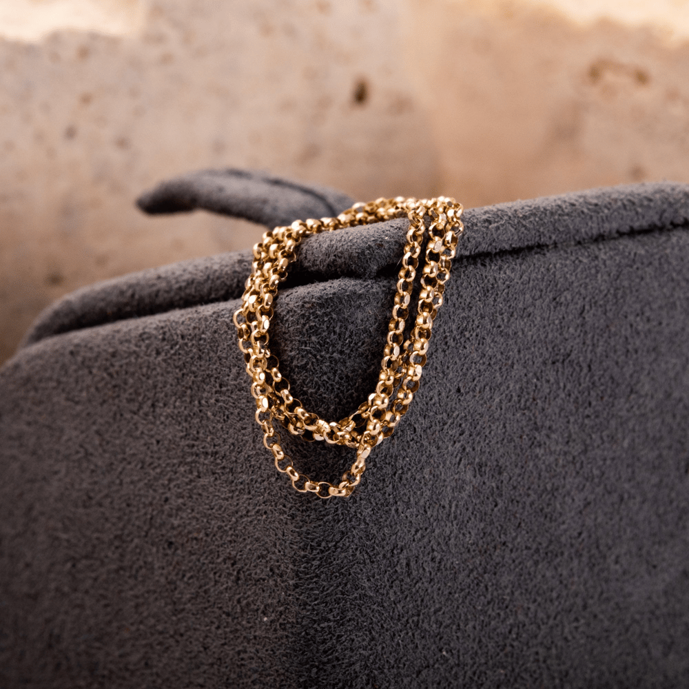 Altın Küp Zincir Yüzük - Goldstore