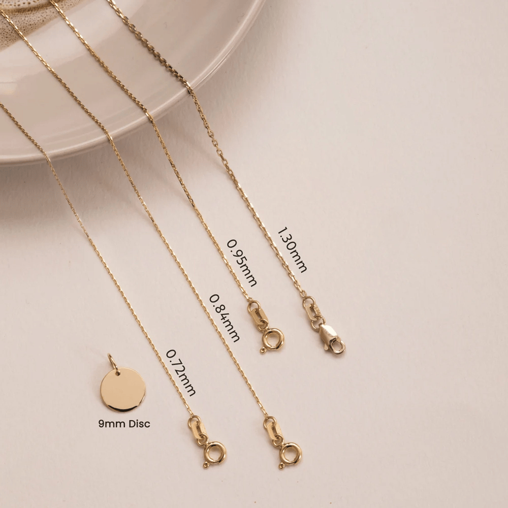 Altın Mineli Nazar Figürlü Kolye - Goldstore
