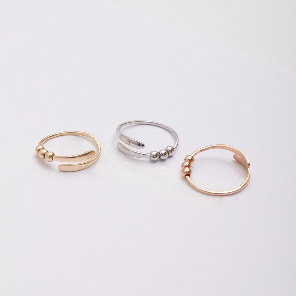 Altın Mini Toplu Fidget Yüzük - Goldstore