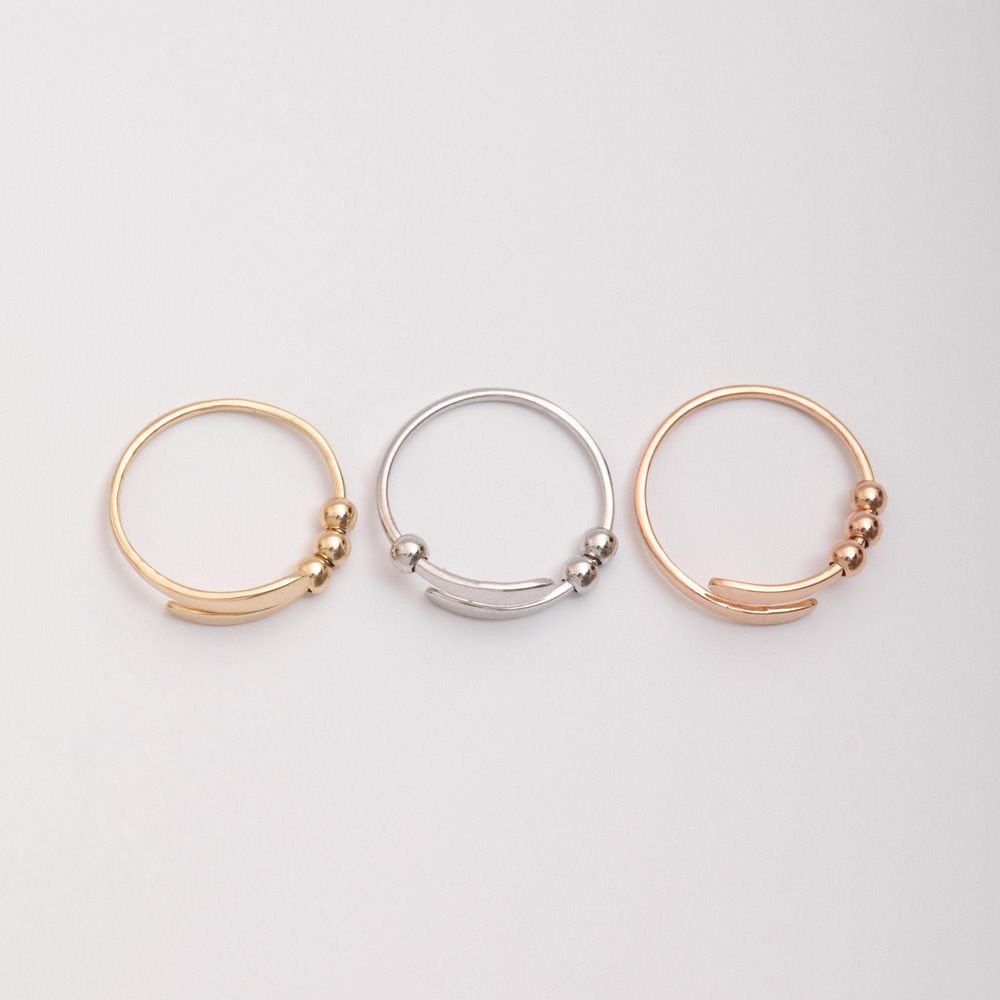 Altın Mini Toplu Fidget Yüzük - Goldstore