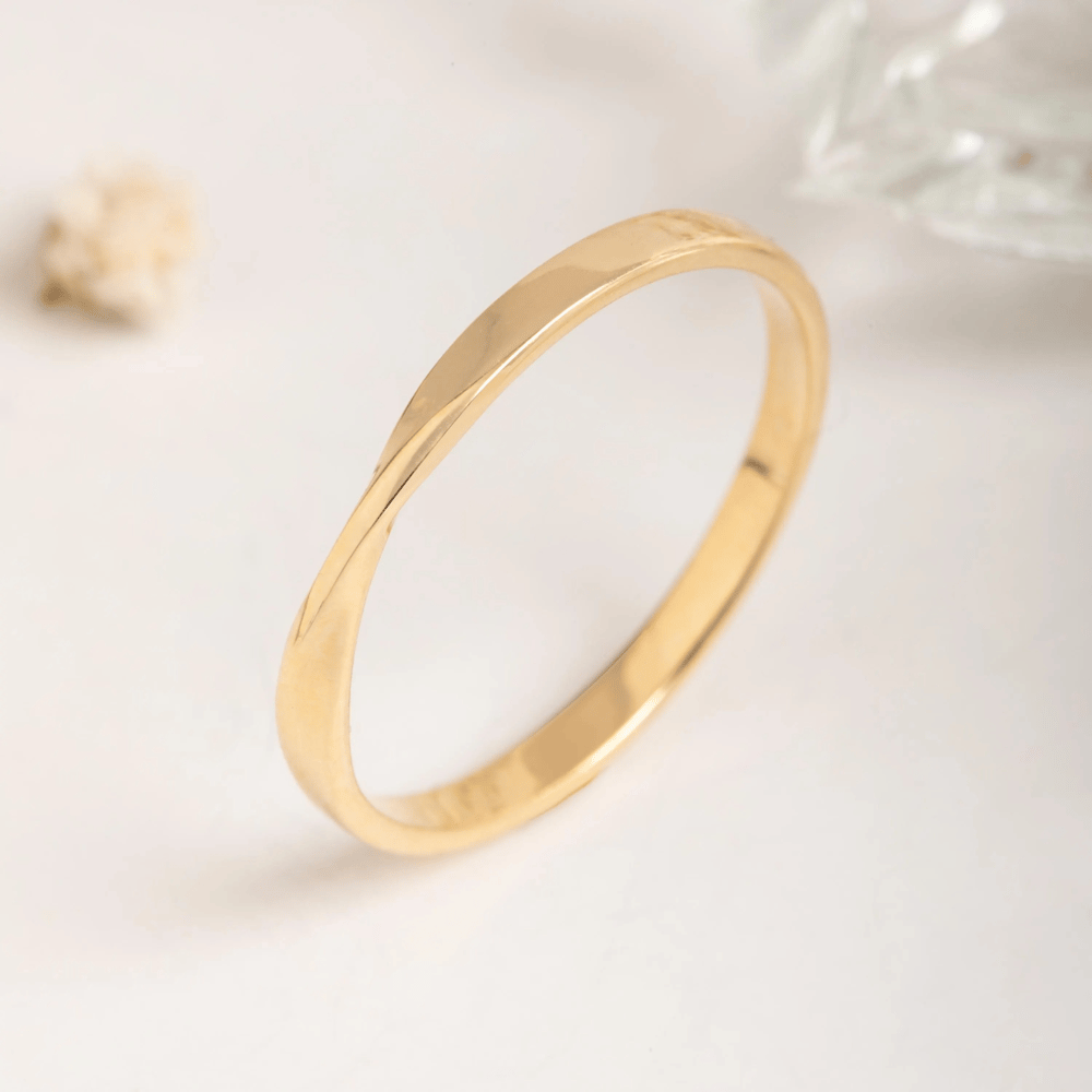 Altın Mobius Sonsuzluk Yüzük - Goldstore