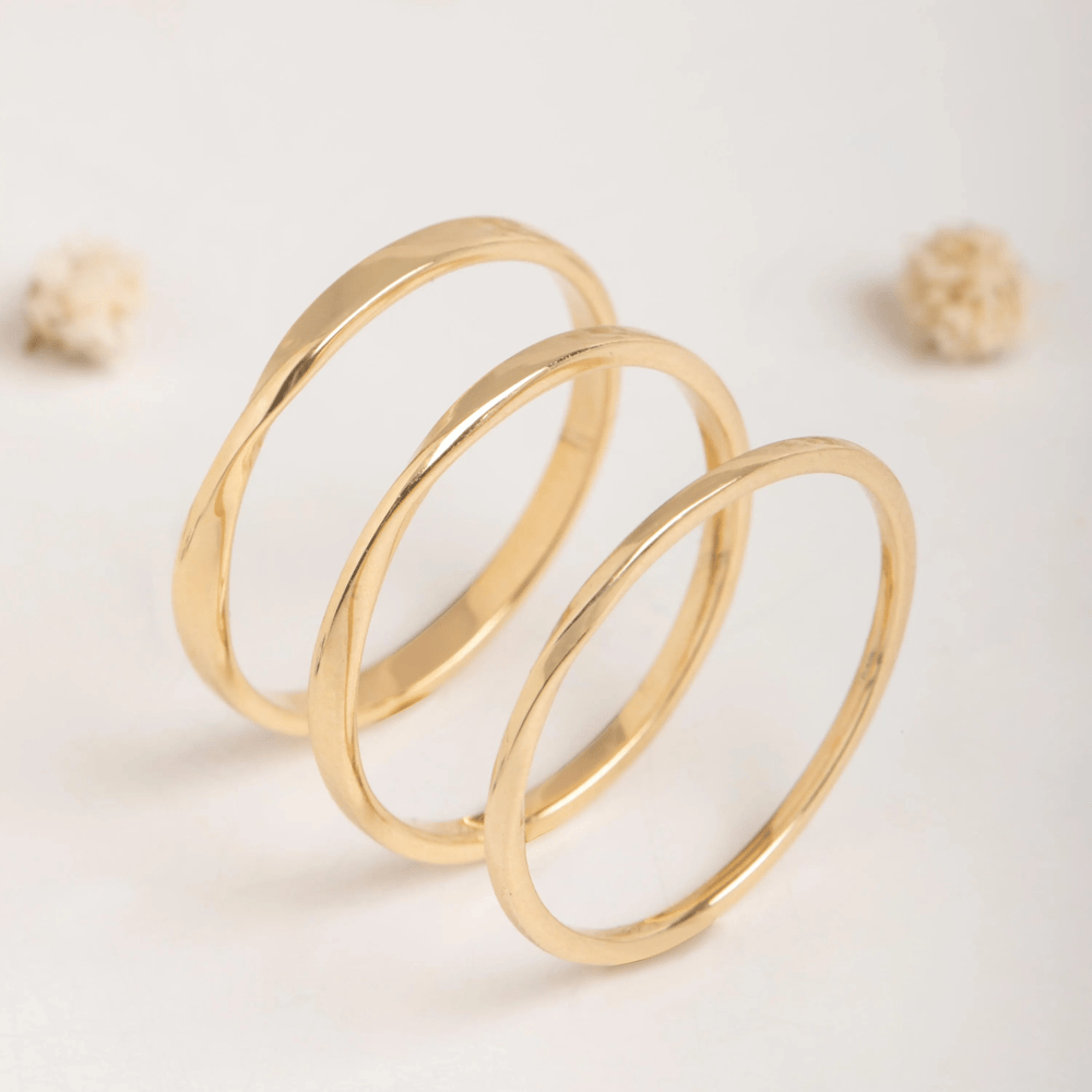 Altın Mobius Sonsuzluk Yüzük - Goldstore