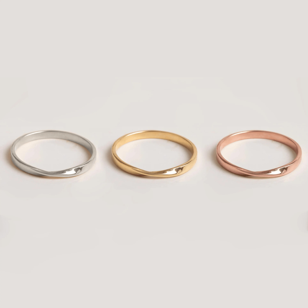Altın Mobius Sonsuzluk Yüzük - Goldstore