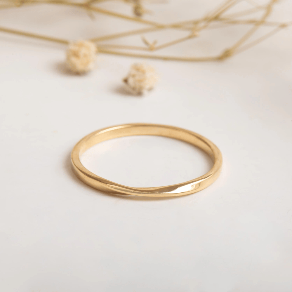 Altın Mobius Sonsuzluk Yüzük - Goldstore