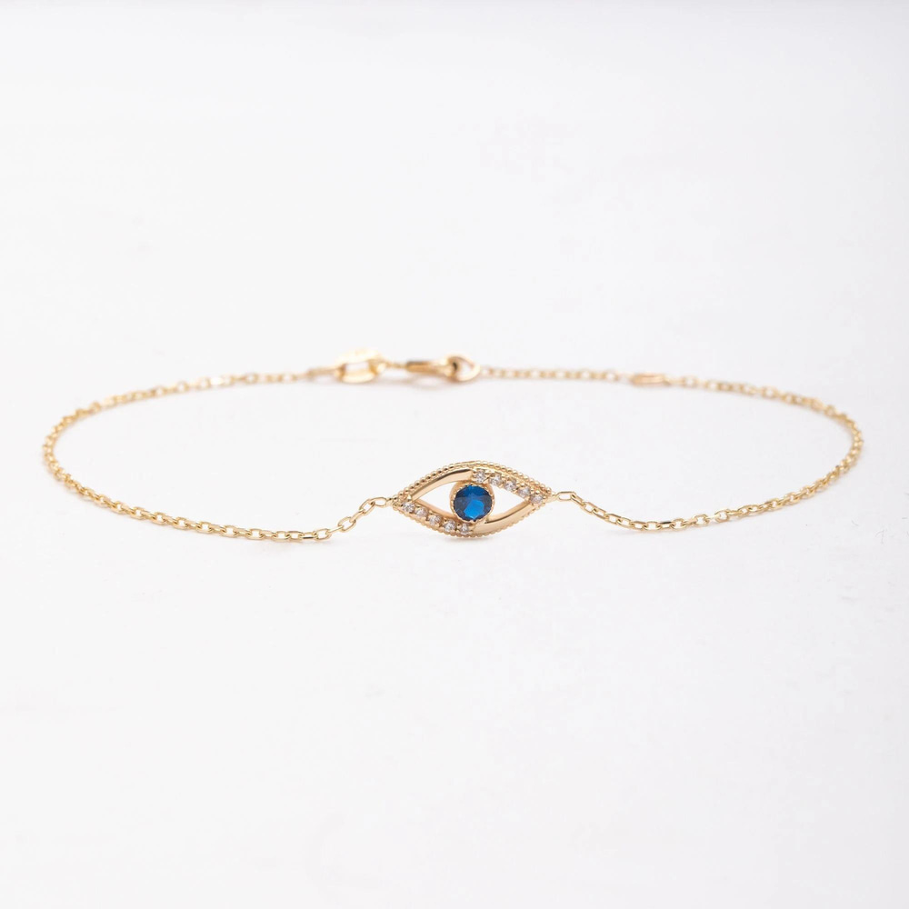 Altın Nazar Boncuğu Bileklik - Goldstore