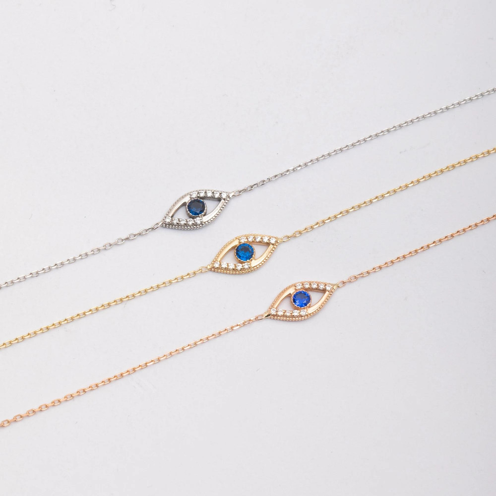Altın Nazar Boncuğu Bileklik - Goldstore