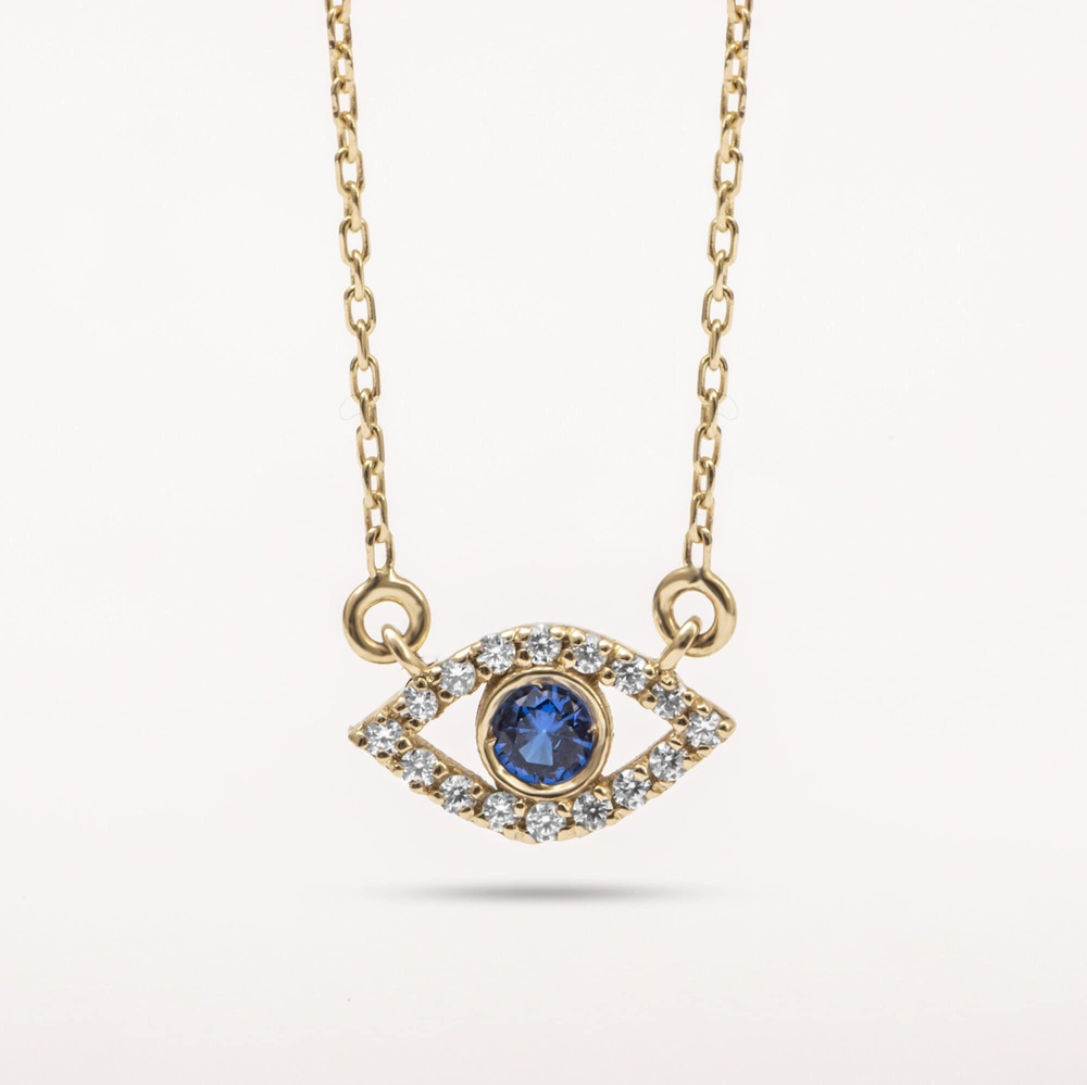 Altın Nazar Göz Kolye - Goldstore