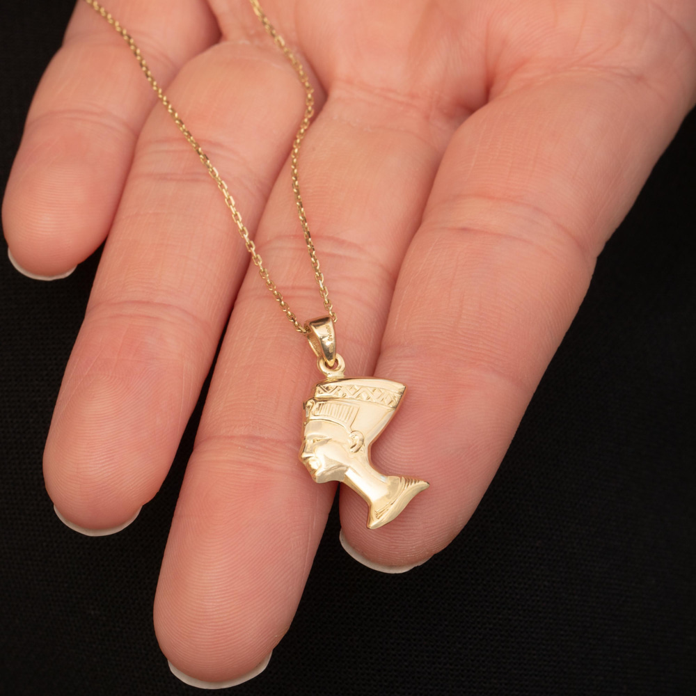 Altın Nefertiti Kolye - Gold Store