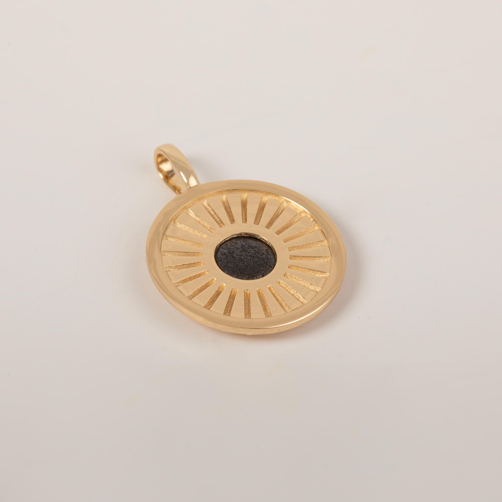 Altın Opal Güneş Işığı Kolye - Goldstore