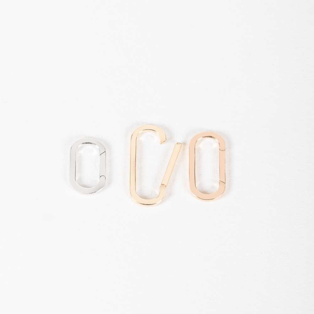 Altın Oval Charm Tutucu Kolye - Goldstore