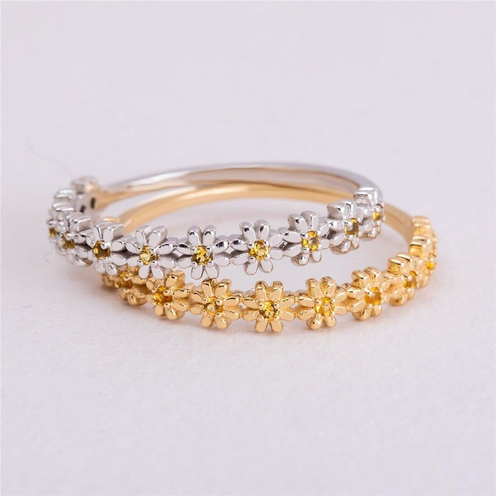 Altın Papatya Yüzük - Goldstore