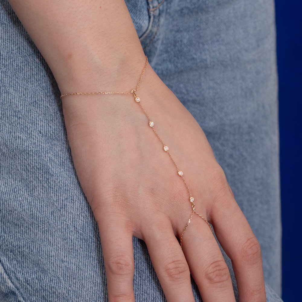 Altın Pırlantalı Şahmeran Bileklik - Goldstore